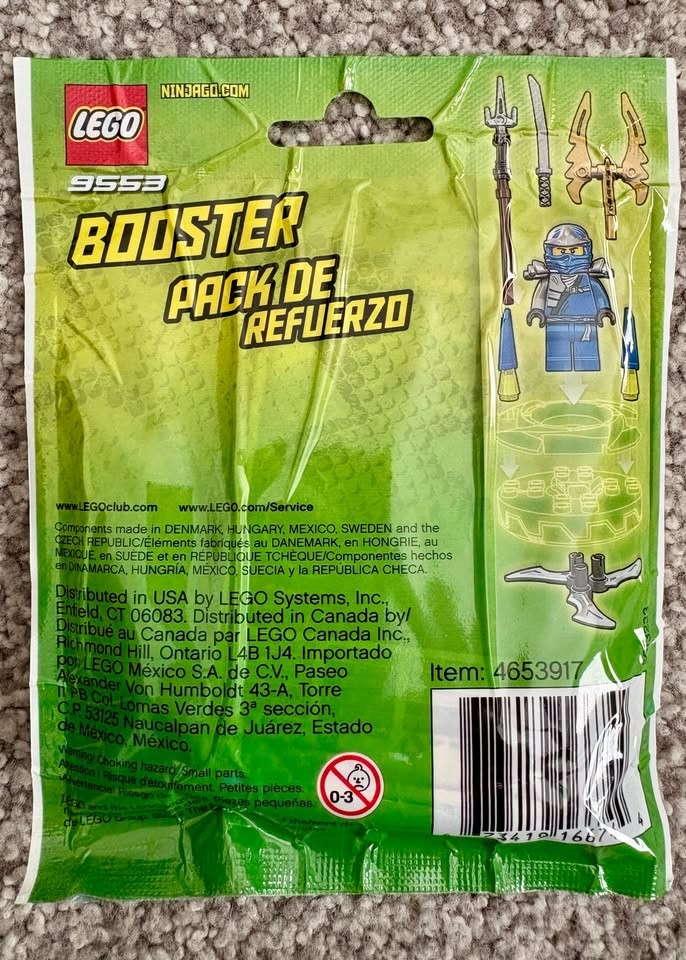 LEGO 9553: Ninjago Jay ZX (Ninjago Booster Pack) - $15 | Bonnect