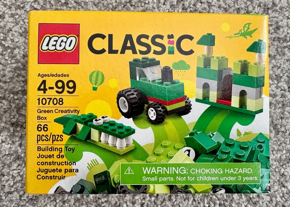 LEGO 10708: LEGO Classic Green Creative Box - $10 | Bonnect